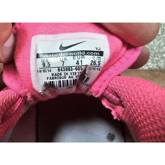 Nike Flex Experience RN 8 'Psychic Pink' Running Sneakers Size 9.5 643083-605 - Picture 9 of 10